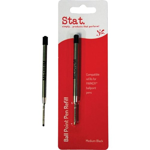 Stat Ballpoint Pen Refill Cross Compatible Medium Black_2